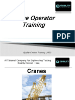 Quality Control Operator Training