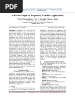 A Review Paper On Raspberry Pi and Its Applications