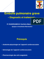 Cours Embolie Pulmonaire