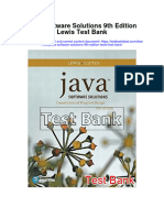 Instant Download Java Software Solutions 9th Edition Lewis Test Bank PDF Full Chapter