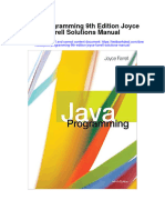 Instant Download Java Programming 9th Edition Joyce Farrell Solutions Manual PDF Full Chapter