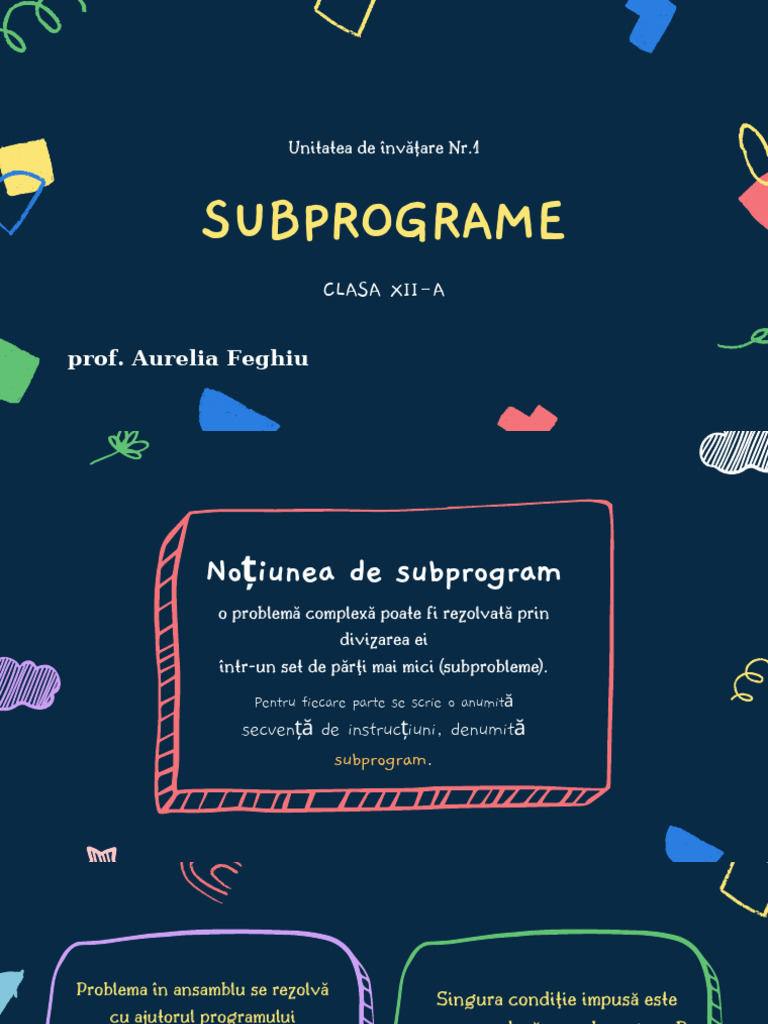 Lectia 1-2-Subprograme C++ | PDF