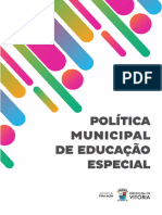 Política Municipal de Educação Especial