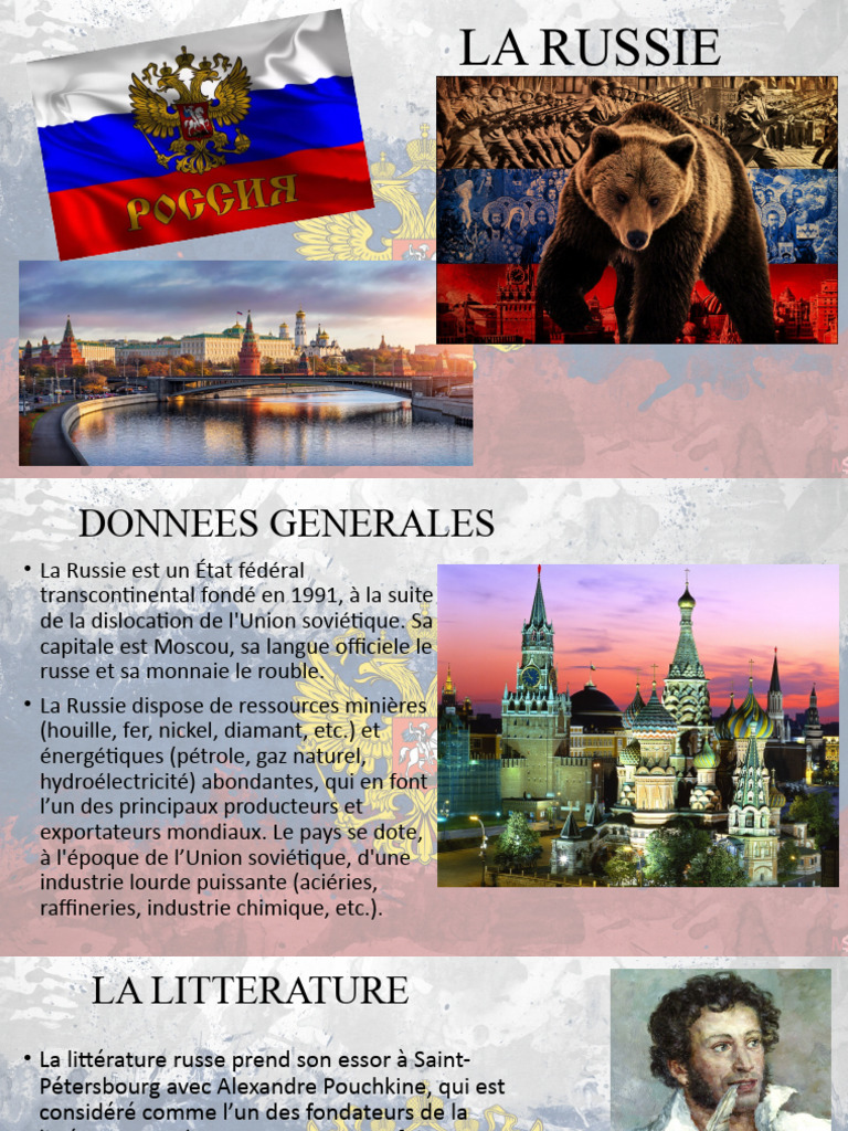 PR SENTATION DE LA RUSSIE visual data 8