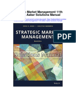 Instant Download Strategic Market Management 11th Edition Aaker Solutions Manual PDF Full Chapter