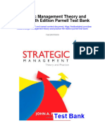 Instant Download Strategic Management Theory and Practice 4th Edition Parnell Test Bank PDF Full Chapter