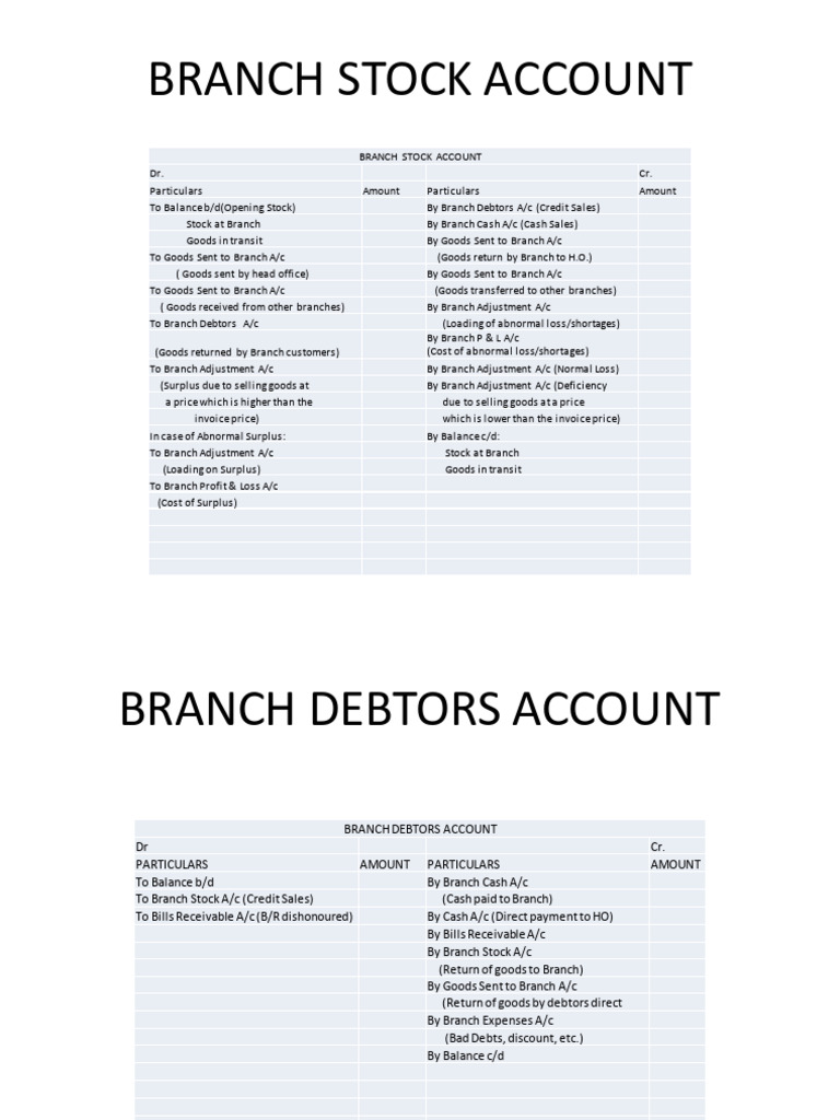 Stock & Debtors System Formats PDF Stocks Balance Sheet