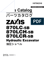 Hiatchi Zx870lch-5b - Parts Book
