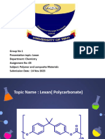 Presentation On Lexan (Co-Polymer)