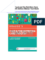 Instant Download Krauses Food and The Nutrition Care Process 14th Edition Mahan Test Bank PDF Full Chapter