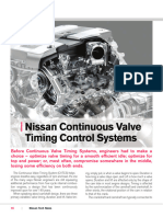 Nissan CVTCS Continuous Valve Timing Control Systems