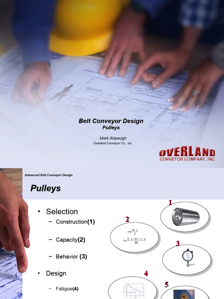 Belt Conveyor Design Pulleys Pdf Belt Mechanical Pipe Fluid