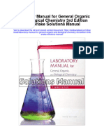 Instant Download Laboratory Manual For General Organic and Biological Chemistry 3rd Edition Timberlake Solutions Manual PDF Full Chapter