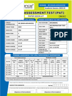 Cumulative Test-1 (CT-1)