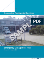 Emergency Management Plan Sample