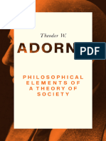 Theodor W. Adorno - Philosophical Elements of A Theory of Society-Polity Press (2019)