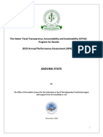 KADUNA STATE - Final Report - SFTAS 2019 APA - 02december2020