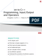 INTRODUCTİON TO C ++ Ch-2
