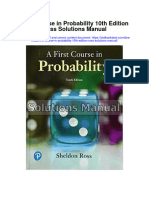 Instant Download First Course in Probability 10th Edition Ross Solutions Manual PDF Full Chapter