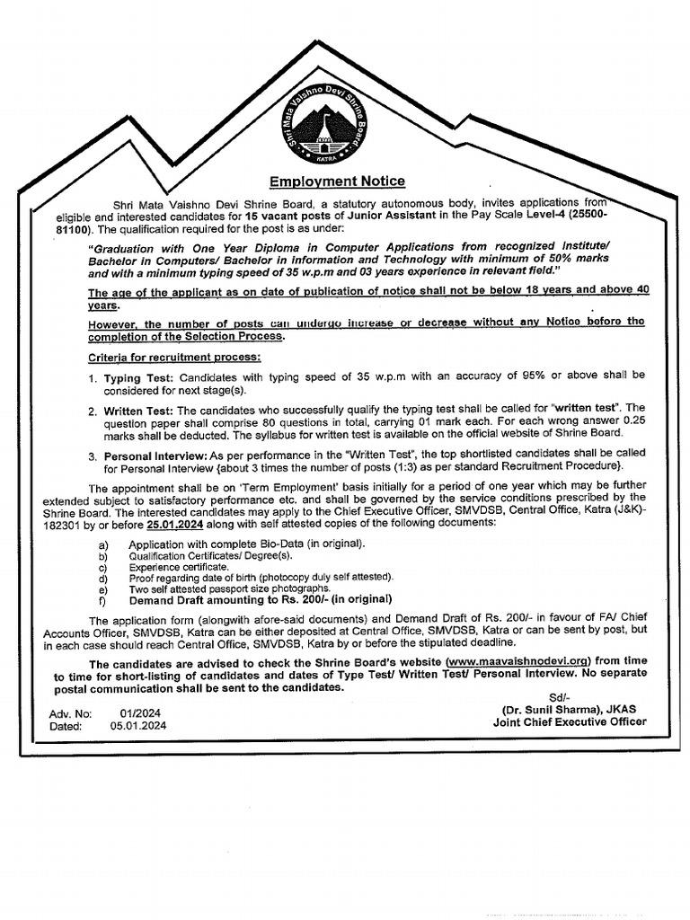 Notice-Detailed 06012024 | PDF
