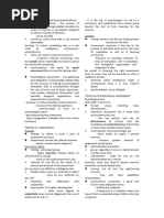 Psych Assessment March 4