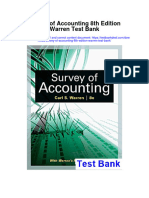 Instant Download Survey of Accounting 8th Edition Warren Test Bank PDF Full Chapter