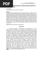 Epistemological Beliefs and SDT