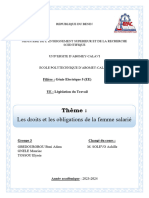 Les Droits Et Obligations de La Femme Salarié - 010011