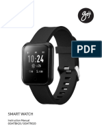 GOJI GSMTBK20 Smart Watch Manual