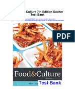 Instant Download Food and Culture 7th Edition Sucher Test Bank PDF Full Chapter