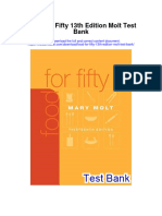 Instant Download Food For Fifty 13th Edition Molt Test Bank PDF Full Chapter