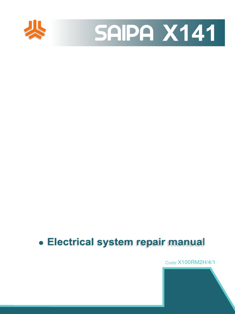 View of SAIPA 141 Electrical Repair Manual | PDF | Fuse (Electrical) | Switch