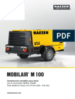 Mobilair M 100: Compresores Portátiles para Obras