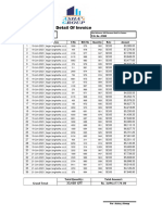 Detail of Invoice - Asha, S Group.56