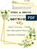 Pase de La Boda de Itzel&Miguel