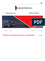 Gestión de Residuos para Bares y Restaurantes: Cel. (54 9) 02901 609597 Ushuaia, Tierra Del Fuego