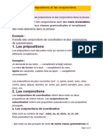 Les Prepositions Et Les Conjonctions_hb