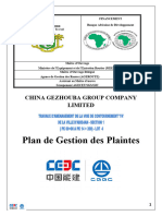Plan de Gestion Des Plaintes de CGGC