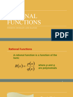 RATIONAL FUNCTION (Domain, Range, Asymptotes, Intercepts and Zeros)