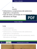 Clase CCG, Indicaciones, Tipos de Stents