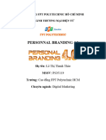 Personnal Branding 4.0 - Lethithanhthao - ps35119 - Le Thi Thanh Thao (FPL HCM)