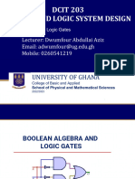 Digital and Logic Design-Logic Gates