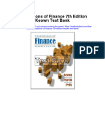 Instant Download Foundations of Finance 7th Edition Keown Test Bank PDF Full Chapter