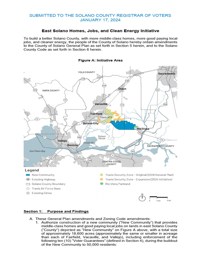 East Solano Homes Jobs and Clean Energy Initiative FULL DOCUMENT | PDF |  Infrastructure | Taxes