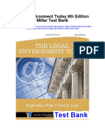 Instant Download Legal Environment Today 8th Edition Miller Test Bank PDF Full Chapter