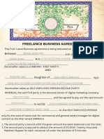 Freelance Business Agreement