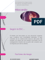 Infarto Miocardio. 
