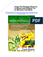 Instant Download Pathophysiology The Biologic Basis For Disease in Adults and Children 7th Edition Mccance Test Bank PDF Full Chapter