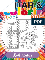 Pintar & Colorir Kids - Labirintos - Dez23