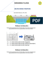 Mekanika Fluida - Stabilitas Benda Terapung 1